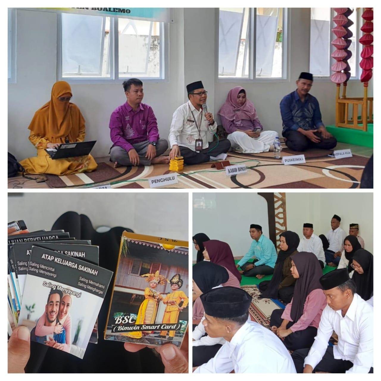 KUA Tilamuta Kedatangan Kabid Bimas Islam, H. Asrul Lasapa Buka Bimwin dengan Semangat