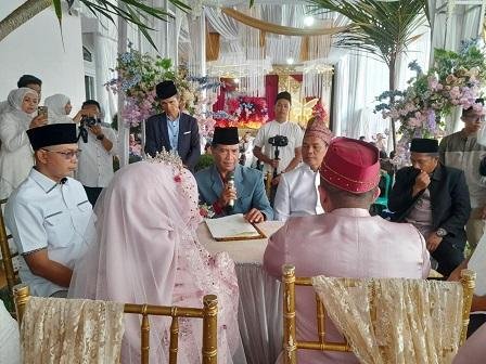 KUA Curup Tengah Pastikan Hadiri Pelaksanaan Akad Nikah Tepat Waktu
