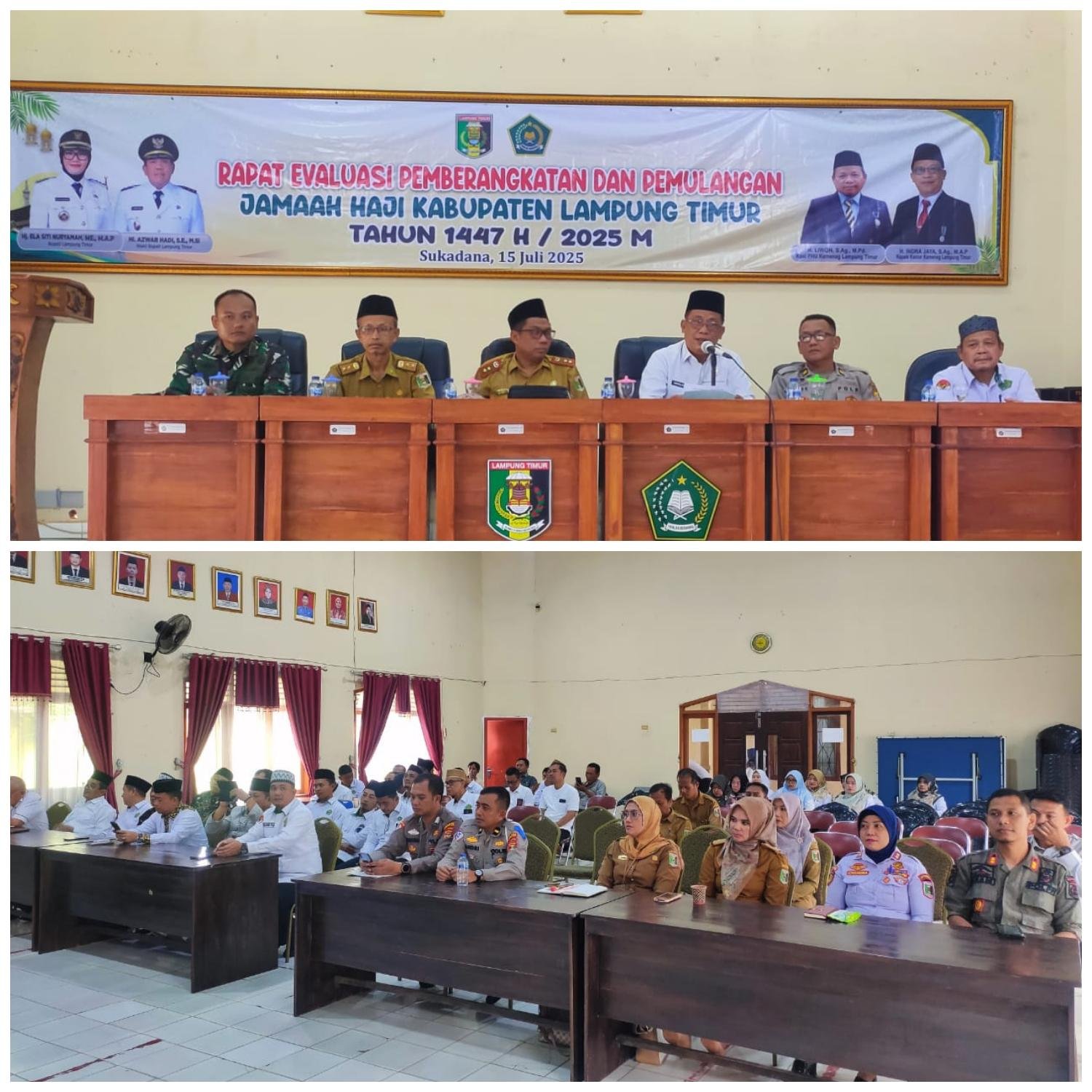 Bawa Suara Lapangan, KUA Labuhan Ratu Tekankan Sinergi dalam Evaluasi Haji Lampung Timur