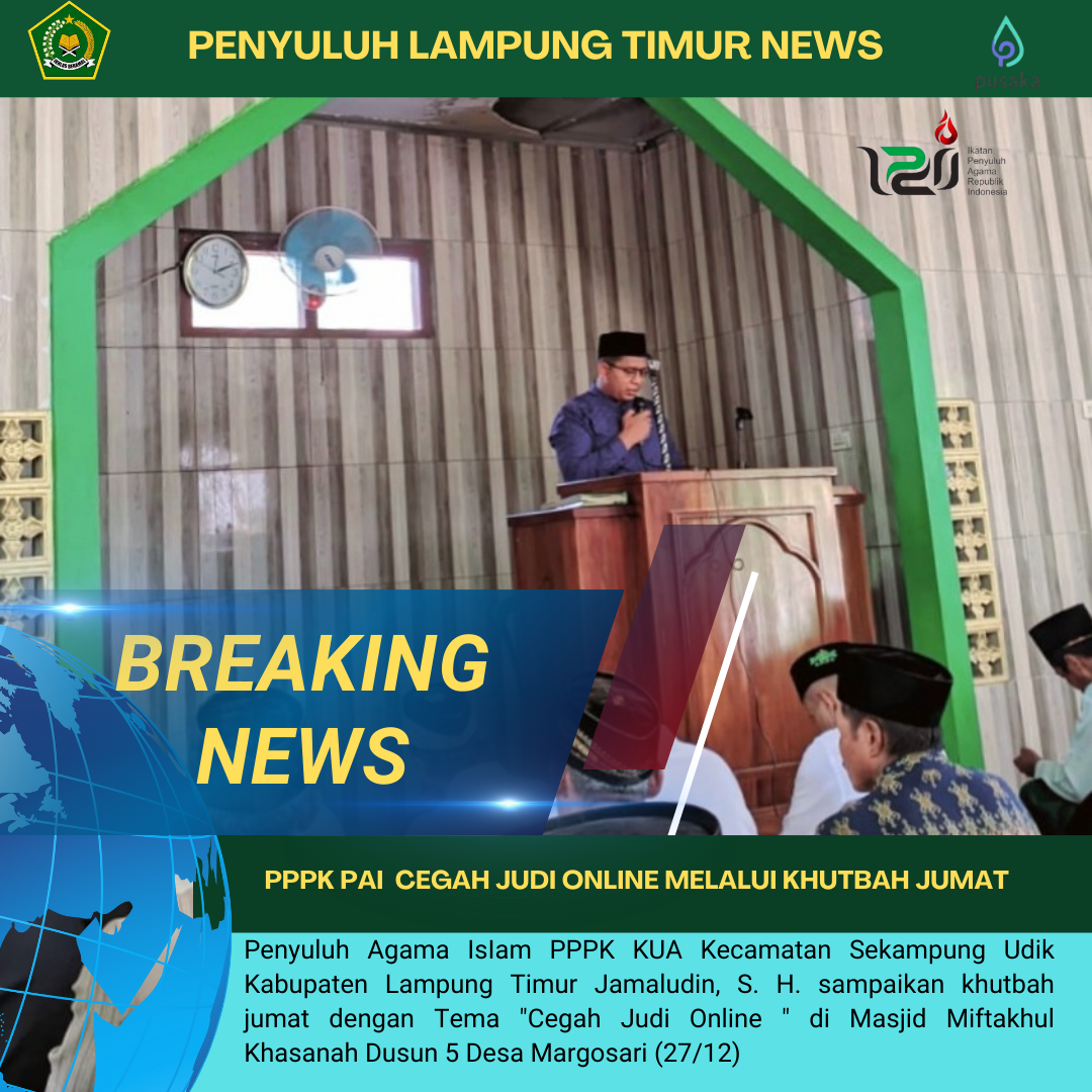 Penyuluh Agama Islam Gaungkan Perlawanan terhadap Judi Online dalam Khutbah Jumat   