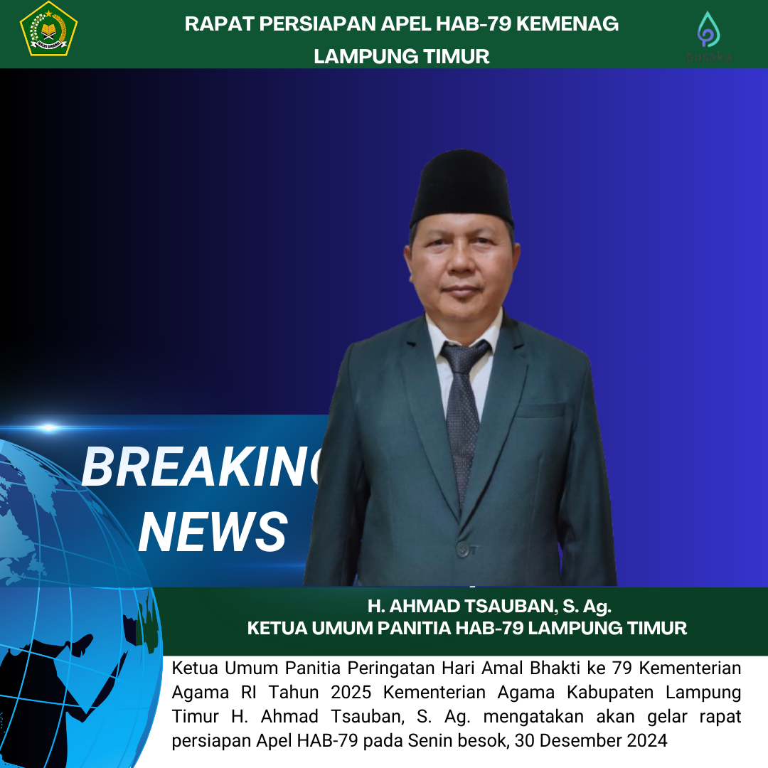 Maksimalkan Puncak HAB, Panitia Dihimpun untuk Evaluasi dan Finalisasi