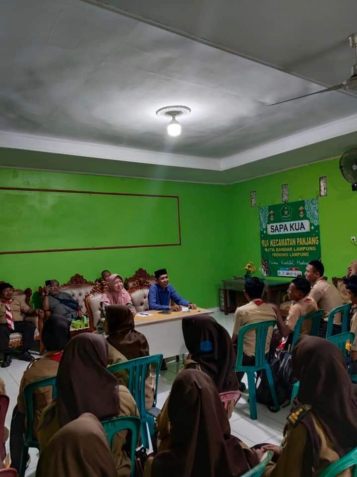 Gerakan Pramuka Saka Bahari Pangkalan Panjang Menghadirkan Penghulu KUA Panjang Sebagai Narasumber