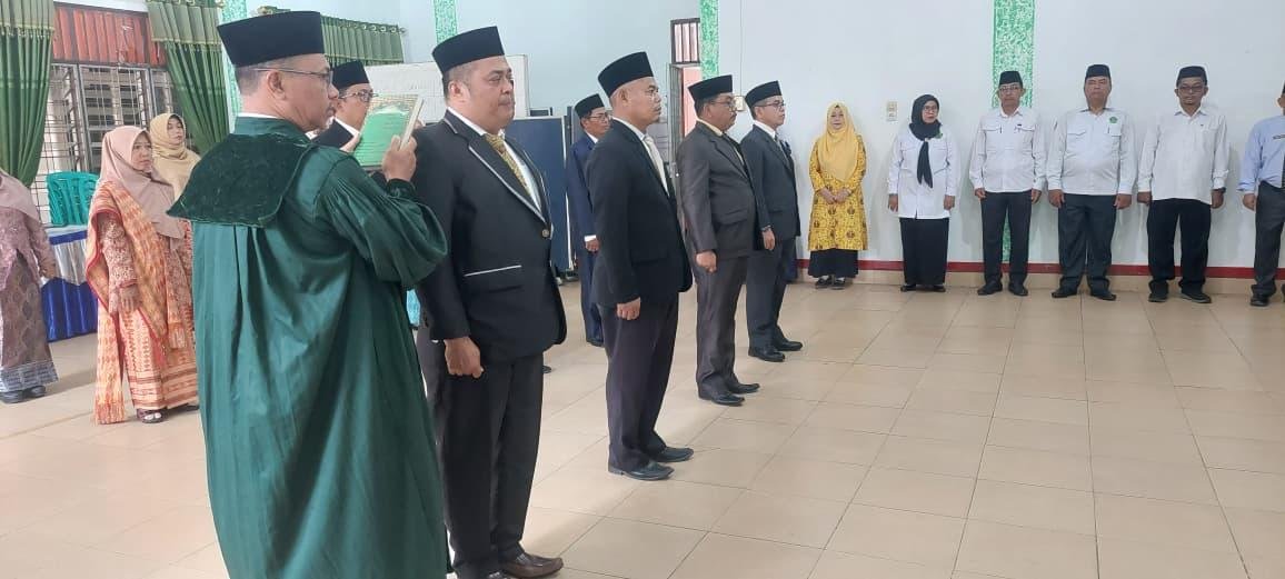 Kakan Kemenag Simalungun Lantik 7 Kepala KUA Kecamatan