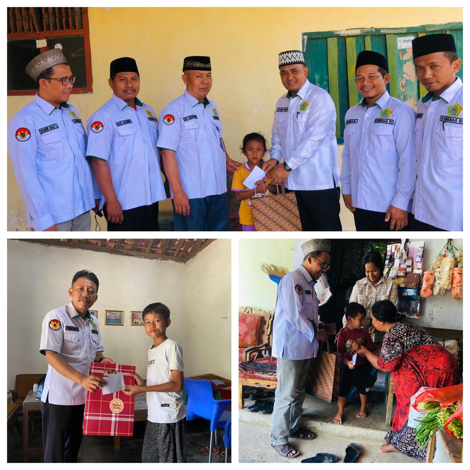 Peaceful Muharram, KUA Labuhan Ratu Salurkan Bantuan Anak Yatim secara Door to Door