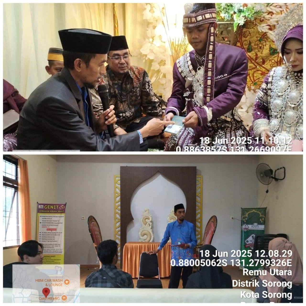 Kepala KUA Sorong Kota Laksanakan Bimbingan Perkawinan dan Pencatatan Pernikahan