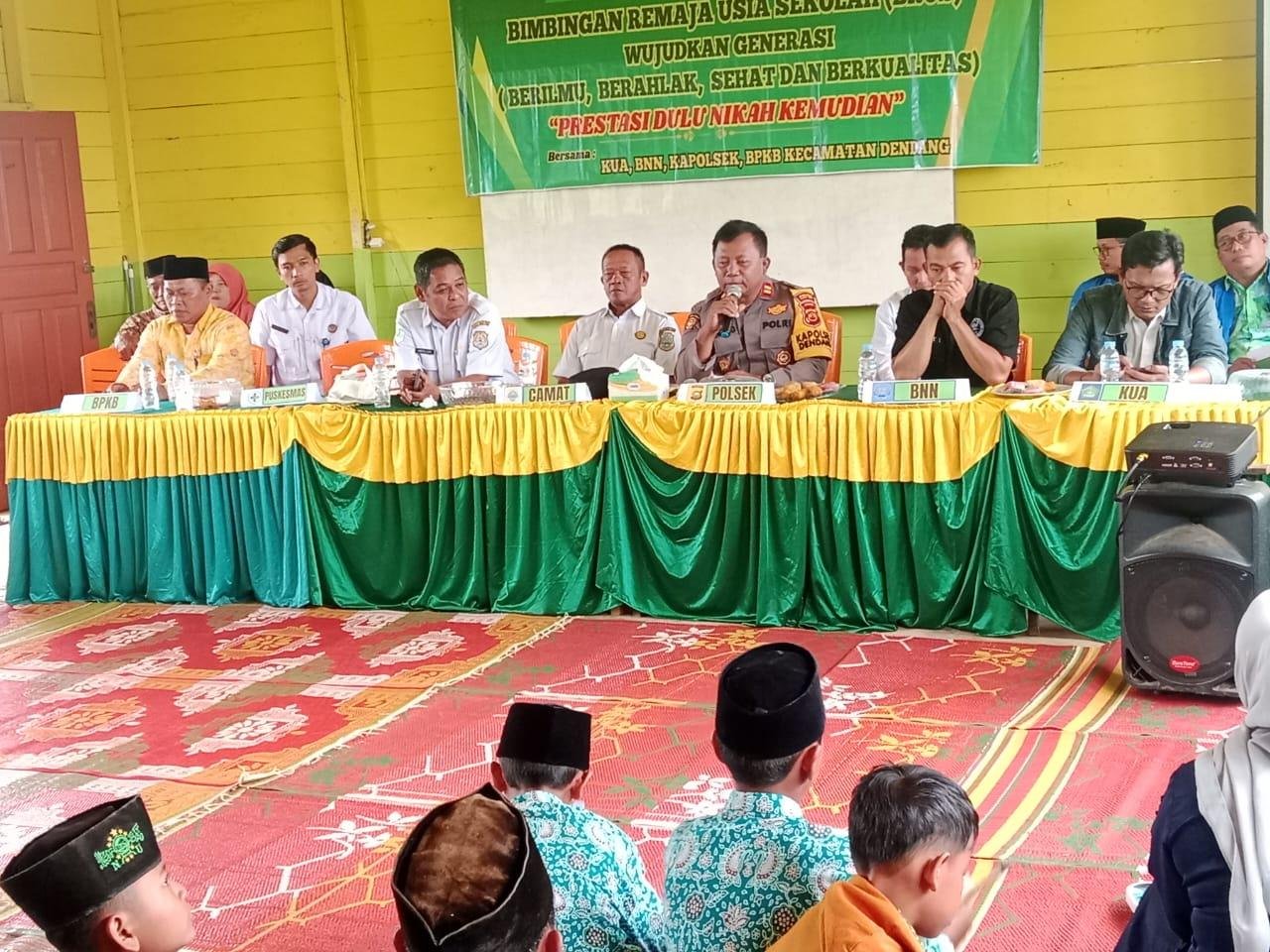 KUA Dendang Gelar Pembinaan Remaja Usia Sekolah (BRUS) “Sinergi Lintas Instansi untuk Generasi Berkualitas”