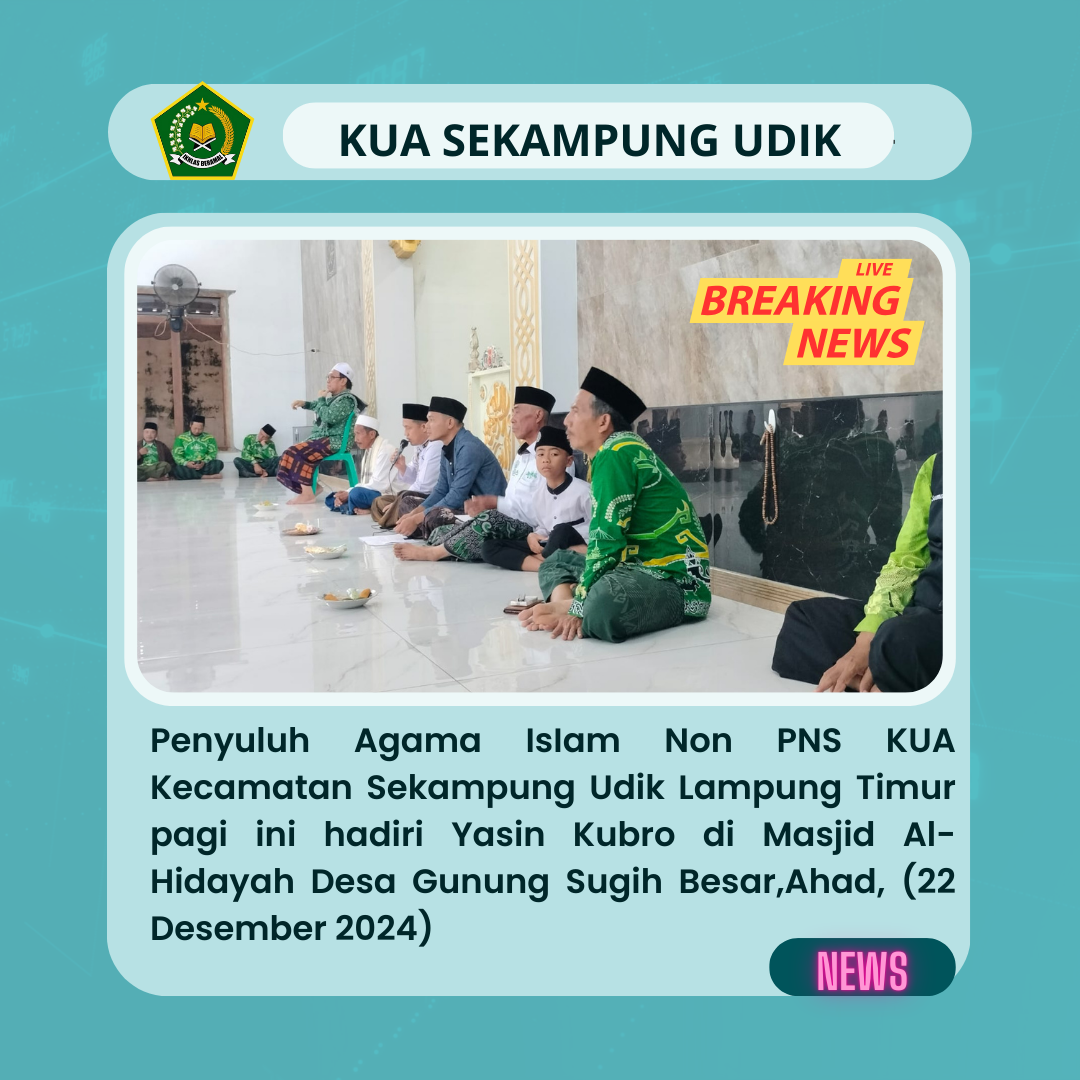 Konsolidasi Spiritual di Kampung: Penyuluh Agama Islam Non-PNS Meriahkan Yasin Kubro