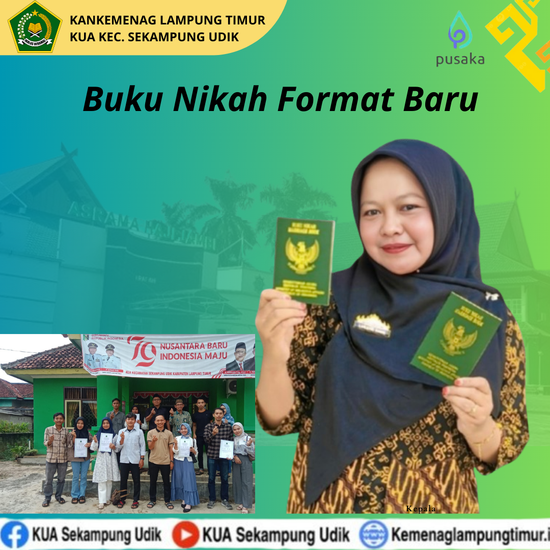 Buku Nikah 2024, Berubah Wajah : Satu Warna, Nomor Seri Tinggal 