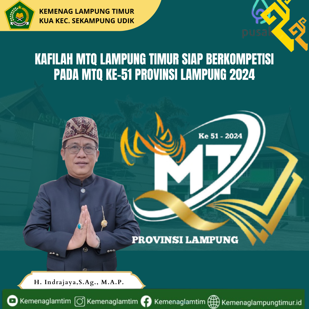 Kafilah MTQ Lampung Timur Siap Berkompetisi di Ajang MTQ Provinsi Lampung 2024