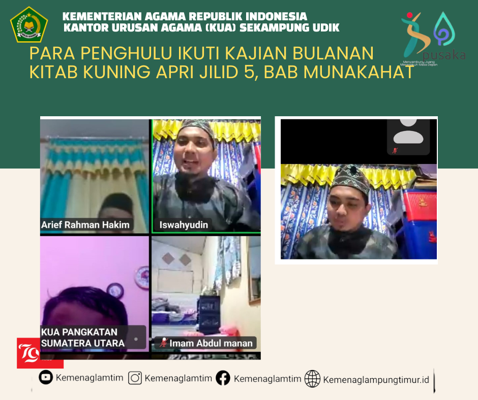 ara Penghulu Ikuti Kajian Bulanan Kitab Kuning APRI  Jilid 5, Bab Munakahat
