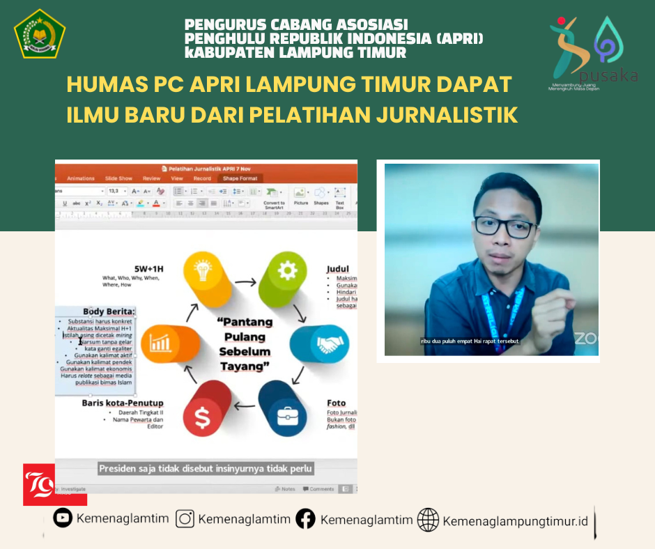 Humas PC APRI Lampung Timur Dapat Ilmu Baru dari Pelatihan Jurnalistik