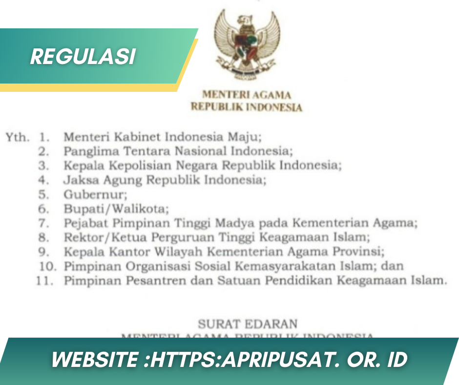SURAT EDARAN MENAG RI  NOMOR : 4 TAHUN 2024 TENANG PANDUAN PELAKSANAAN HARI SANTRI NASIONAL