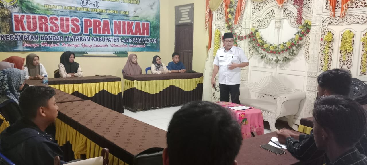 GELAR  BIMWIN MANDIRI, KUA BANDAR MATARAM IKHTIAR BENTUK KELUARGA TANGGUH BERKUALITAS DAN PEKA TANTANGAN ZAMAN