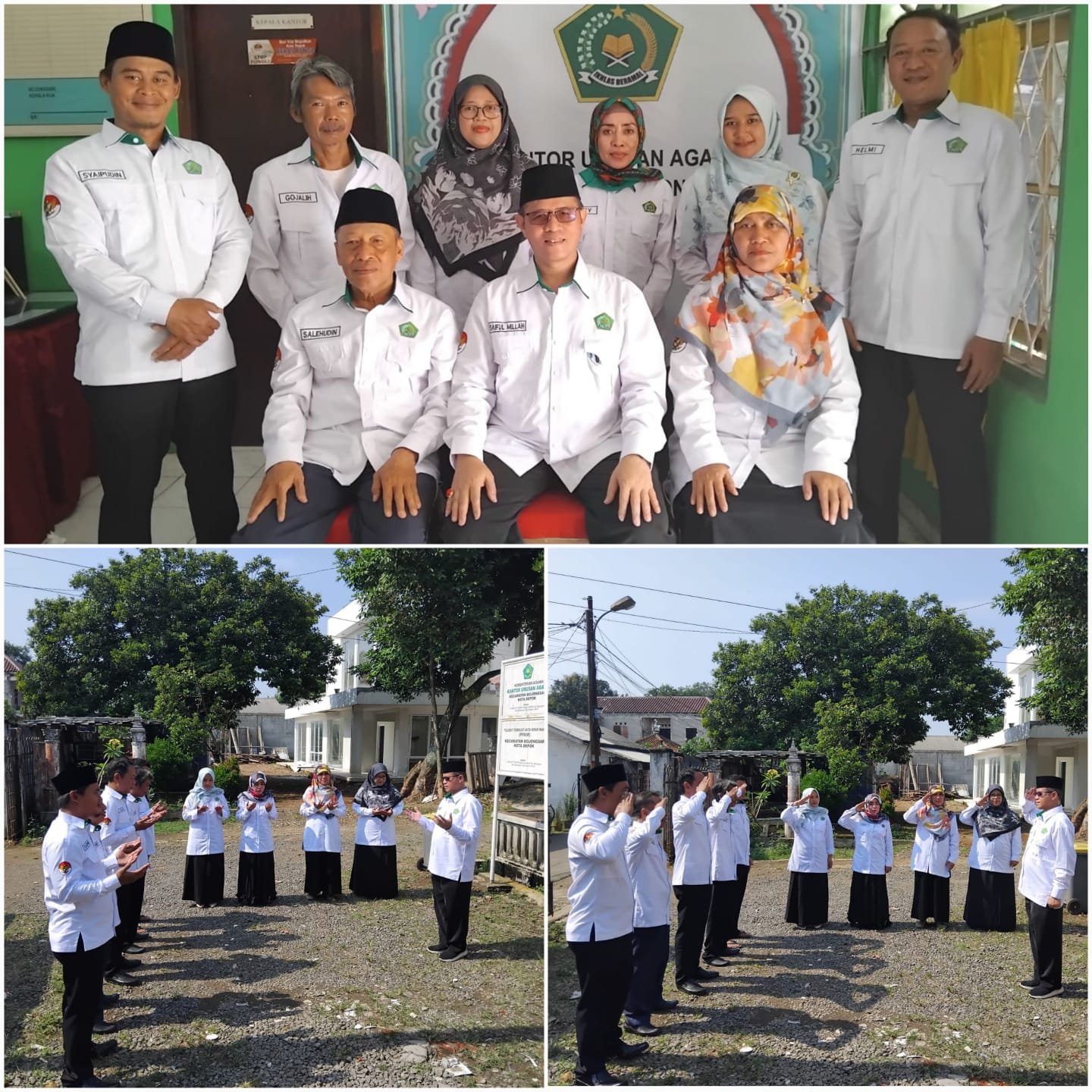 Mengenang Jasa Pahlawan Revolusi, Apel Rutin KUA Bojongsari Diwarnai Mengheningkan Cipta (30/09/2024)
