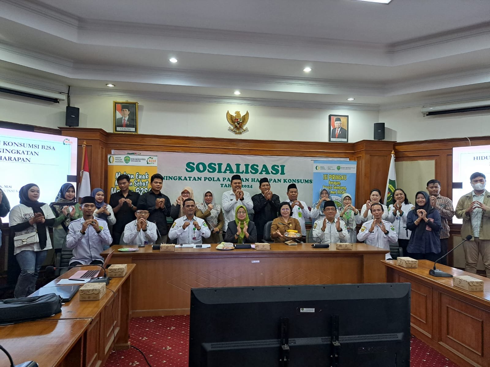 Penghulu dan Catin Kota Samarinda Bersama Dinas Pangan, Tanaman Pangan dan Holtikultura Prov Kaltim galakkan Pola Pangan Harapan B2SA