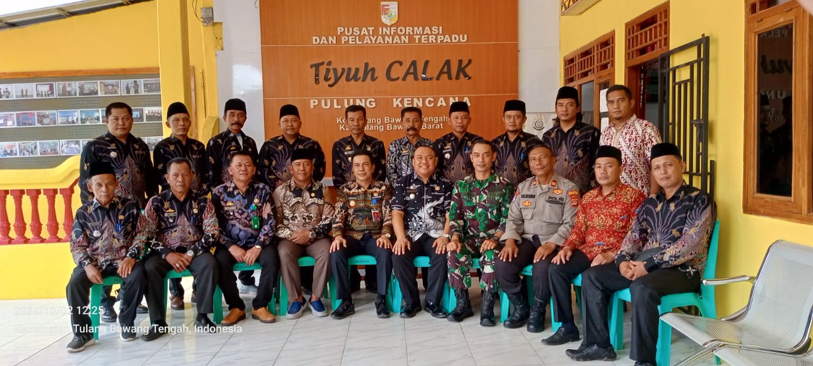 Kepala KUA Tulang Bawang Tengah Hadiri Rapat Lintas Sektoral di Tiyuh Pulung Kencana
