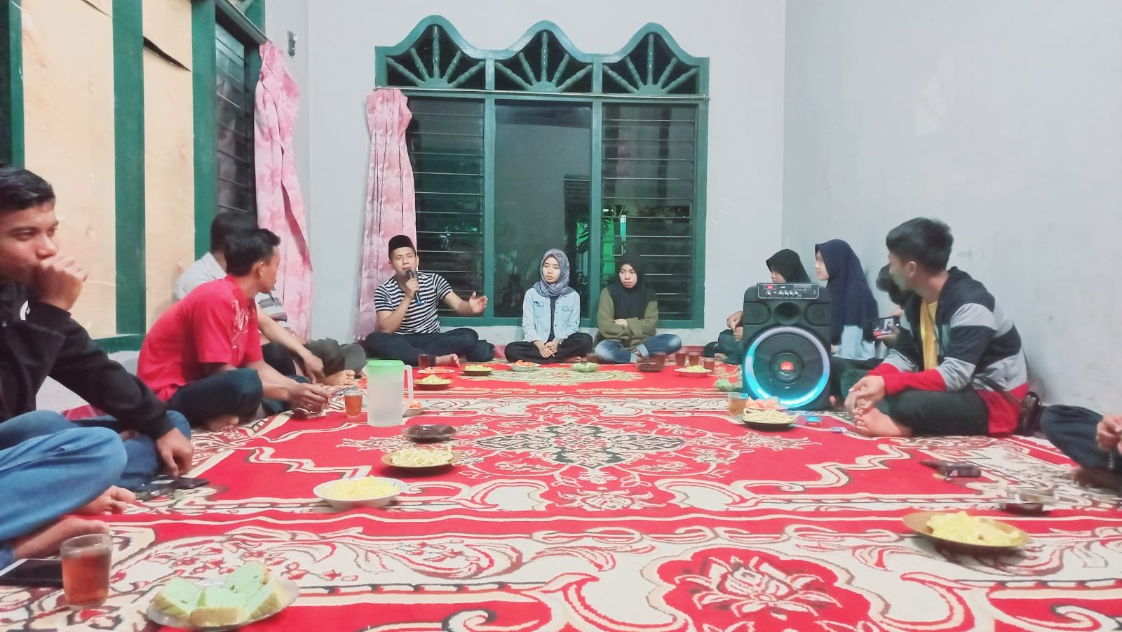 Penyuluh Agama Islam Ustadz Jamaluddin, S.H., Sosialisasikan Bahaya Judi Online di Hari Santri 2024