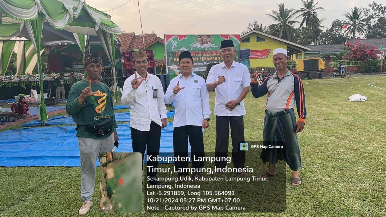 Bersama Kasi PAPKI, Tinjau Persiapan Akhir Pelaksanaan Apel Hari Santri 2024 di Sekampung Udik