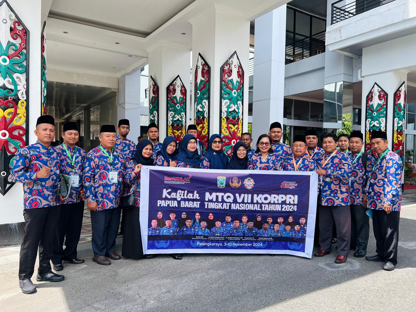 Penghulu dan Penyuluh PNS Papua Barat Ikut Kompotisi MTQ KORPI ke VII Tingkat Nasional Tahun 2024