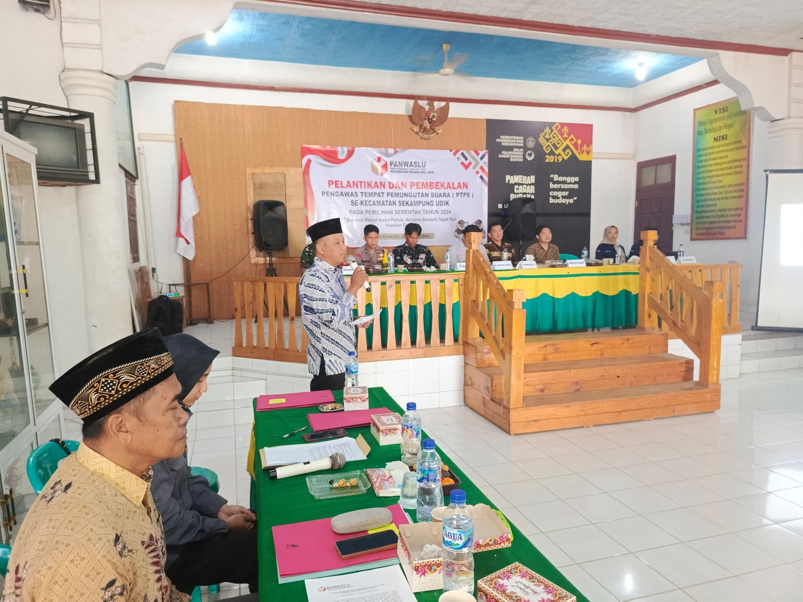 Penghulu KUA Sekampung Udik Pimpin Doa Pelantikan PTPS se-Kecamatan Sekampung Udik