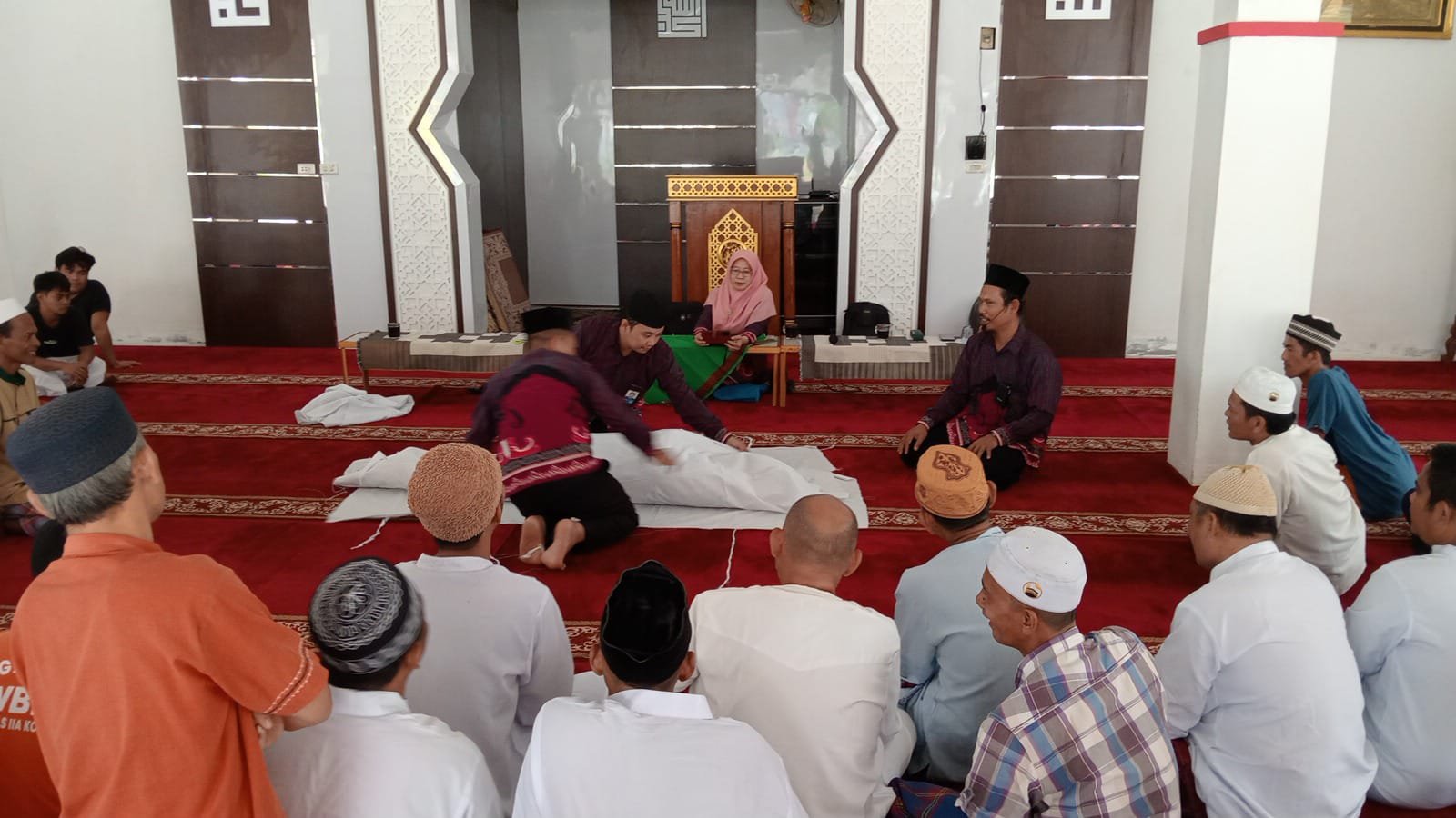 Penyuluh Agama Islam KUA Sungkai Utara Berikan Bimbingan Pengurusan Jenazah di Lapas Kotabumi