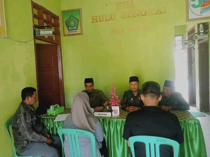Cegah pelanggaran Nikah, KUA Hulu Sungai Verifikasi Data Secara Teliti
