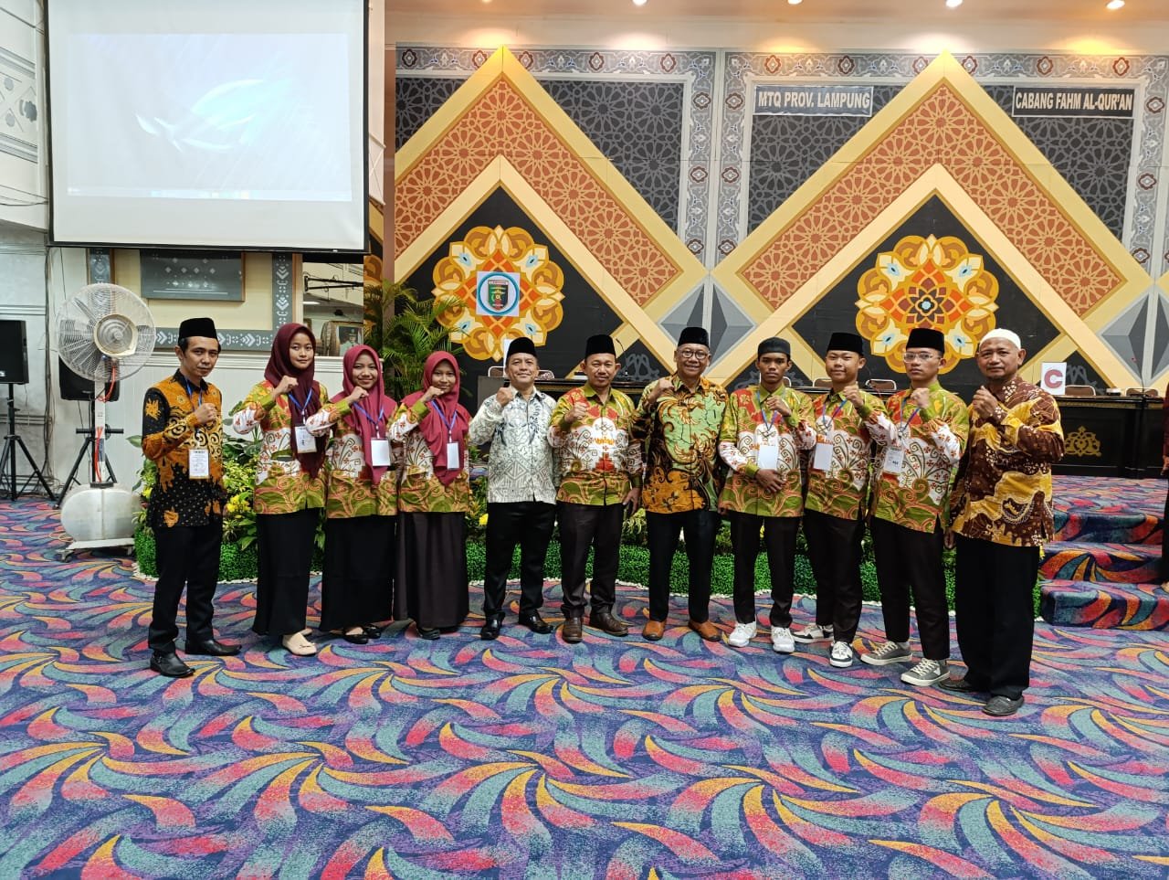 Anggota APRI Lampung Tengah Meriahkan MTQ ke-51 Lampung, Beri Semangat untuk Kafilah Lampung Tengah