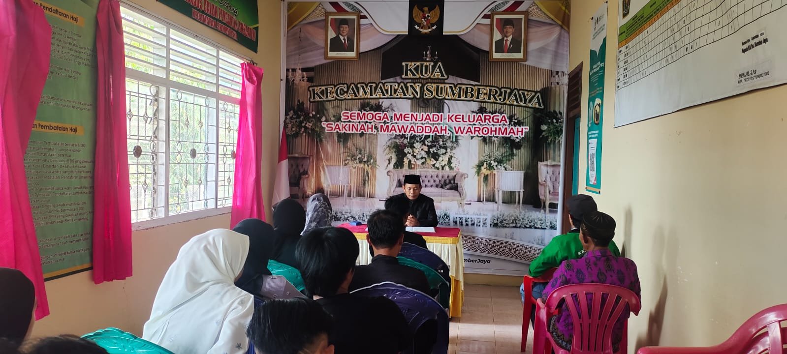 KUA Sumber Jaya  Satukan hati dalam Bimwin Mandiri Catin