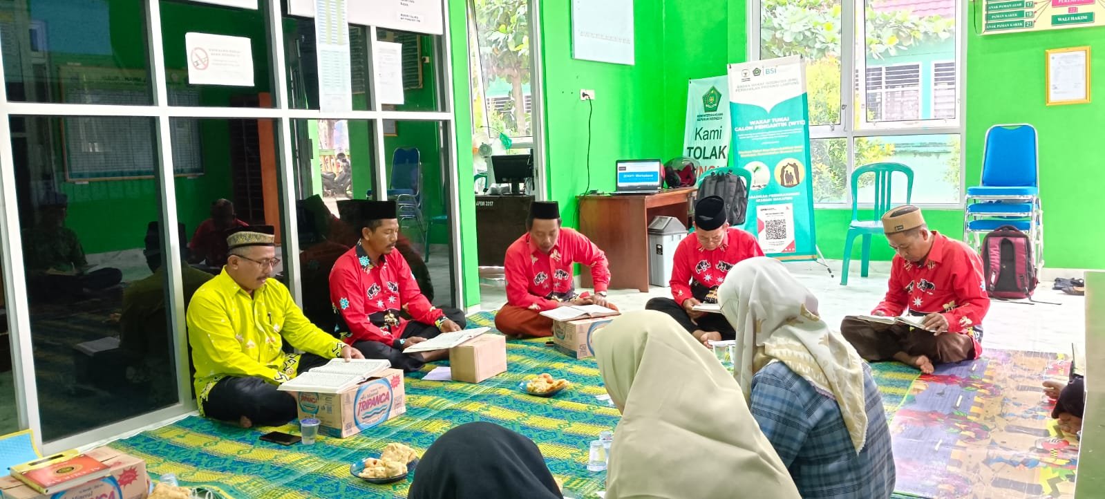 KUA Raman Utara Rutinkan Jumat dengan Khatmil Quran, pagi ini Sambil Menanti Rakernas Kemenag 2024