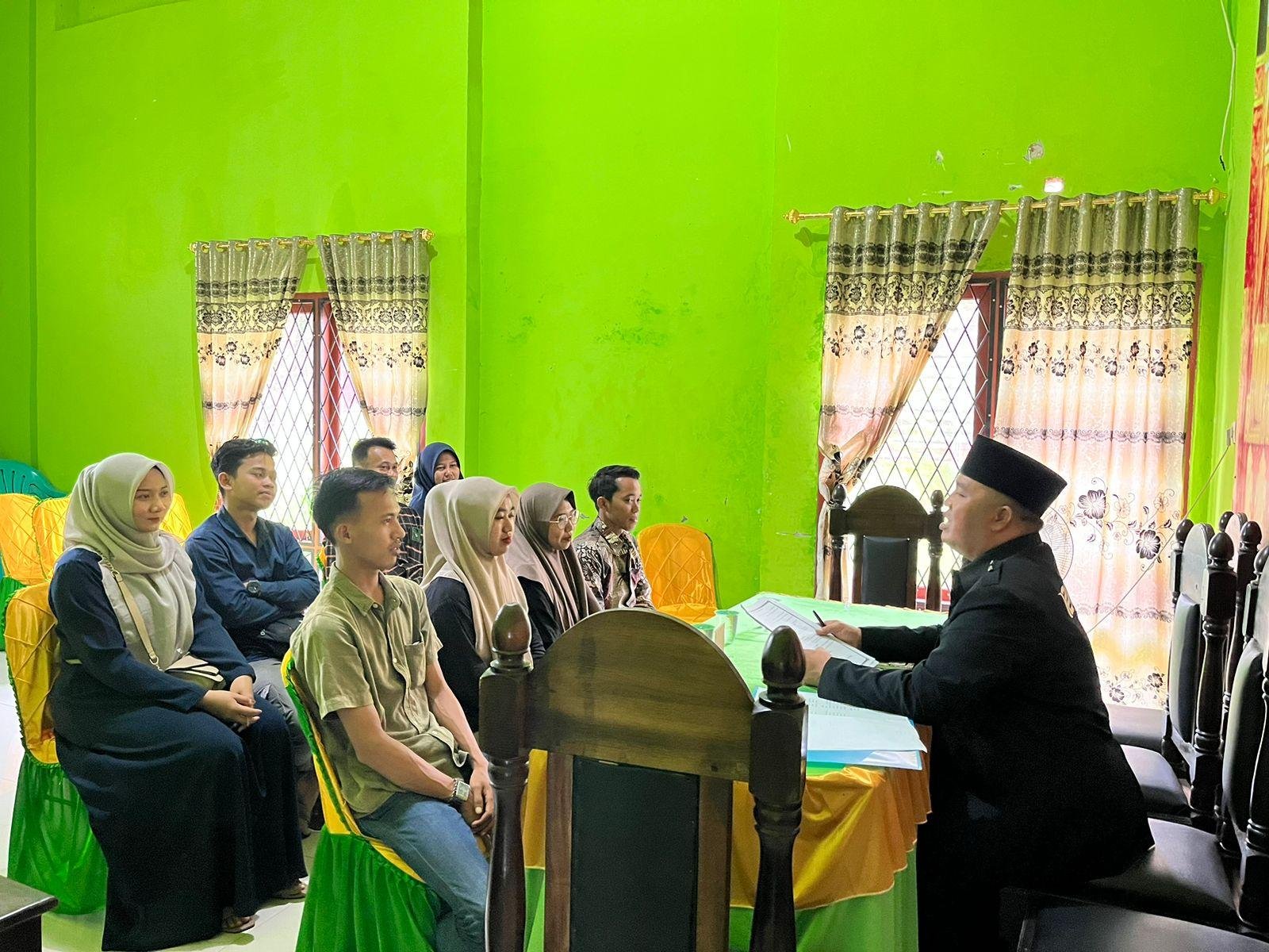 KUA Kecamatan Jabung Gelar Bimbingan Perkawinan, 7 Pasang Calon Pengantin Ikuti Acara Pendidikan Keluarga Sakinah