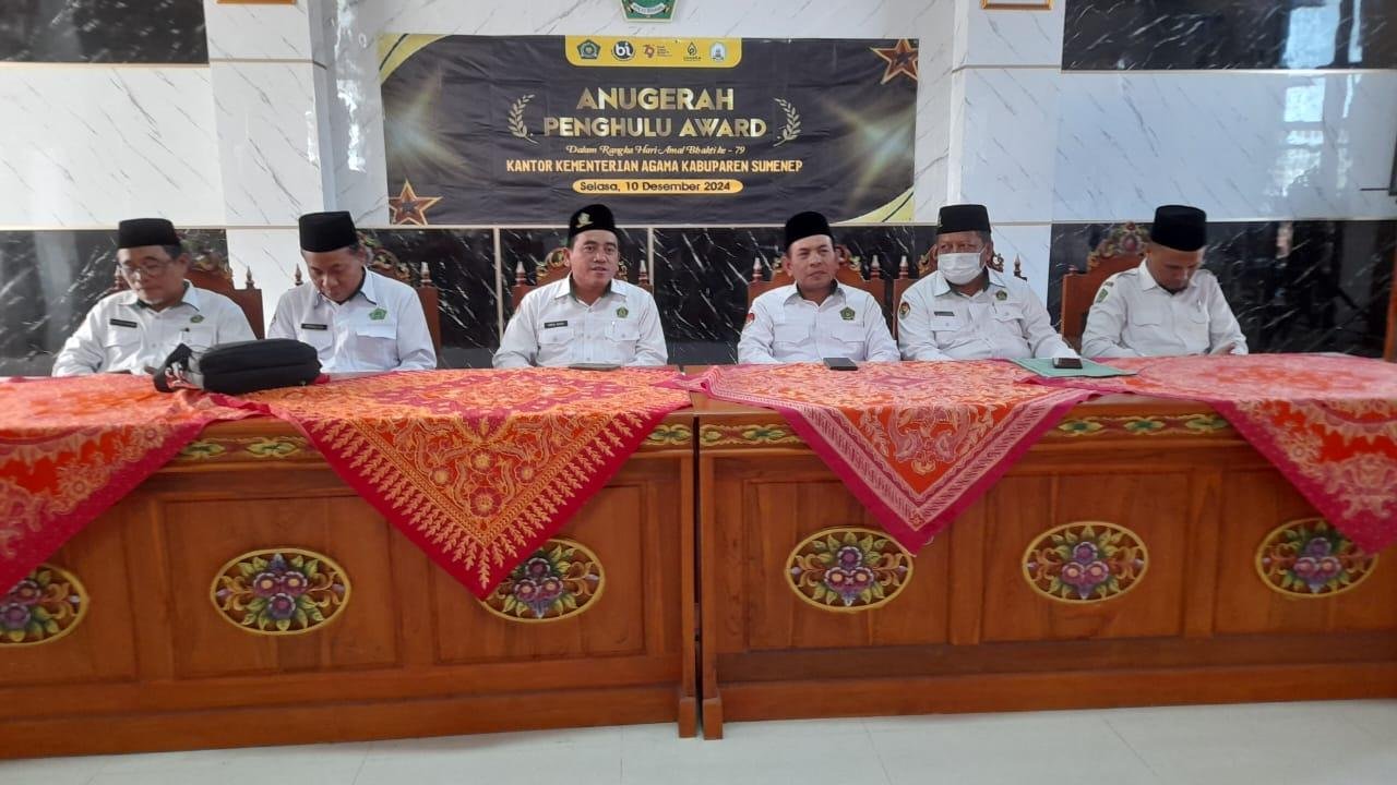 Anugerah Penghulu Award Kemenag Kabupaten Sumenep