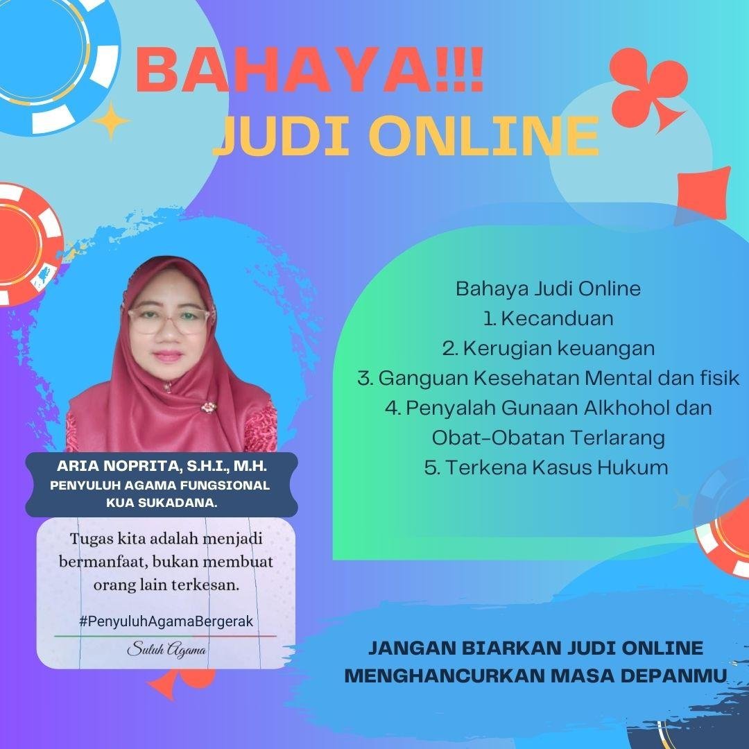 Stop Judi Online! Penyuluh Aria Noprita Tegaskan Dampak Menghancurkan di Majelis Taklim Sukadana