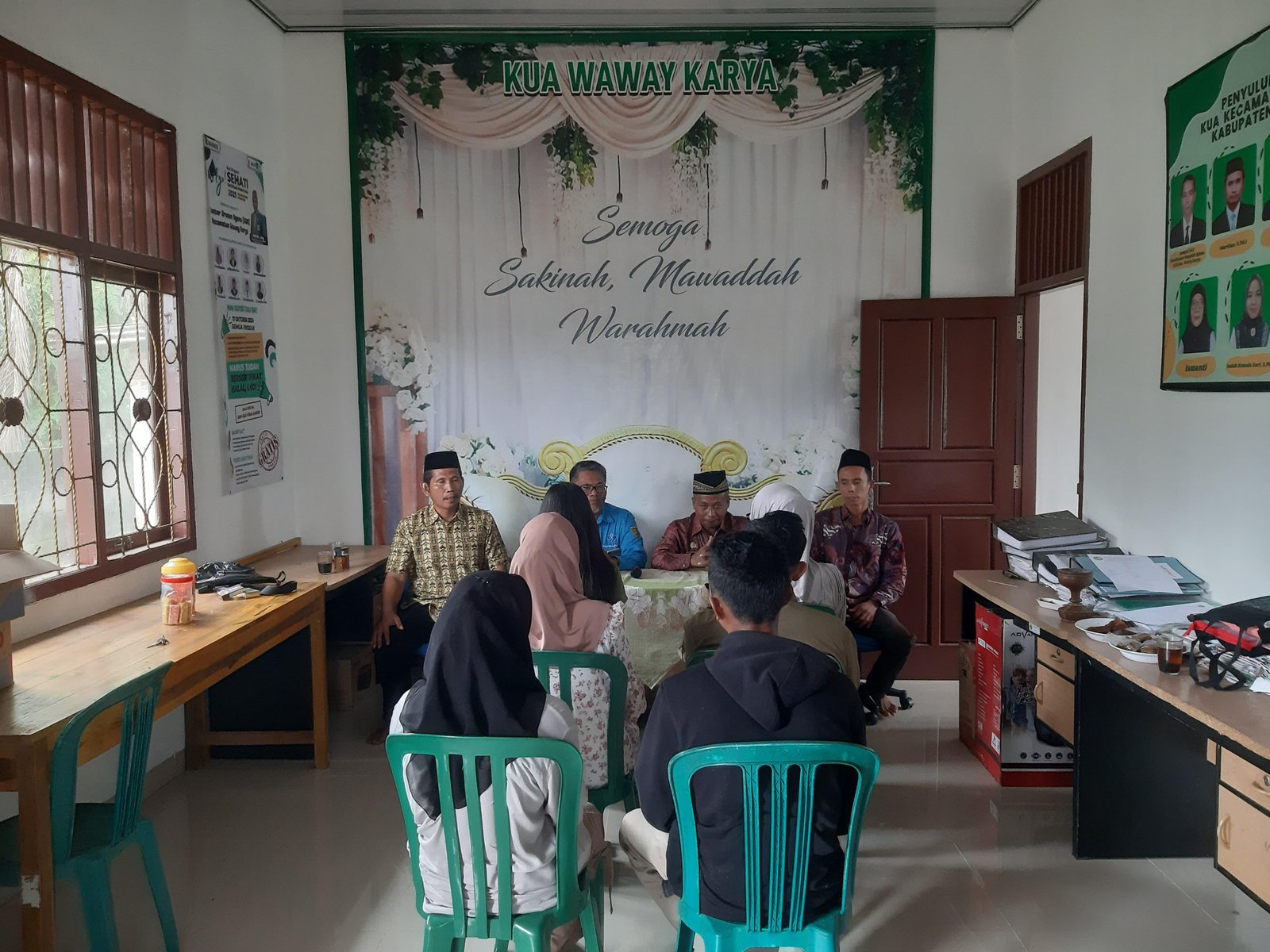 Membangun Keluarga Sakinah: KUA Waway Karya Gelar Bimbingan Perkawinan dengan Sentuhan Edukasi Stunting