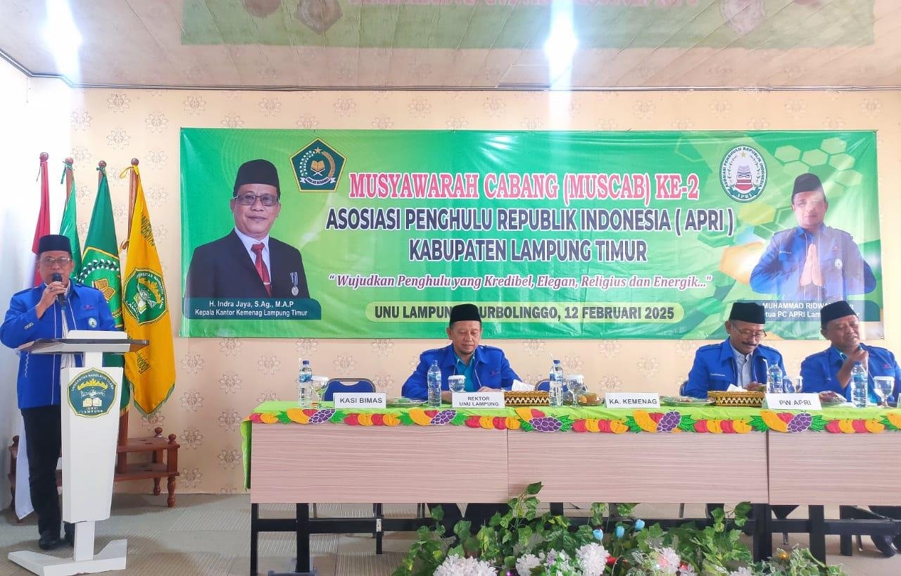 Kemenag Lampung Timur: APRI Harus Jadi Garda Terdepan Penghulu Profesional!