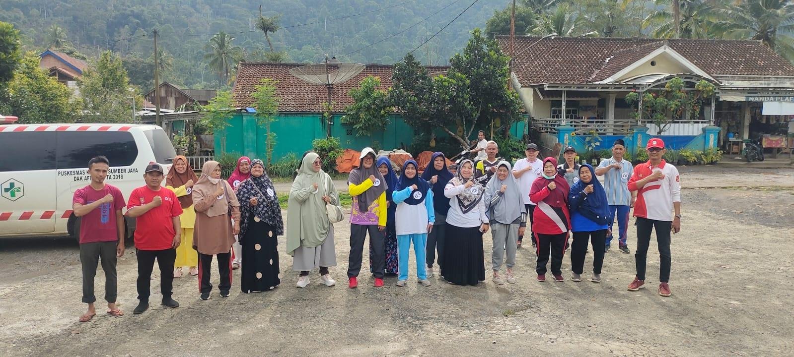 KUA Sumber Jaya  serukan Calon  Jamaah Haji untuk Tes Kebugaran
