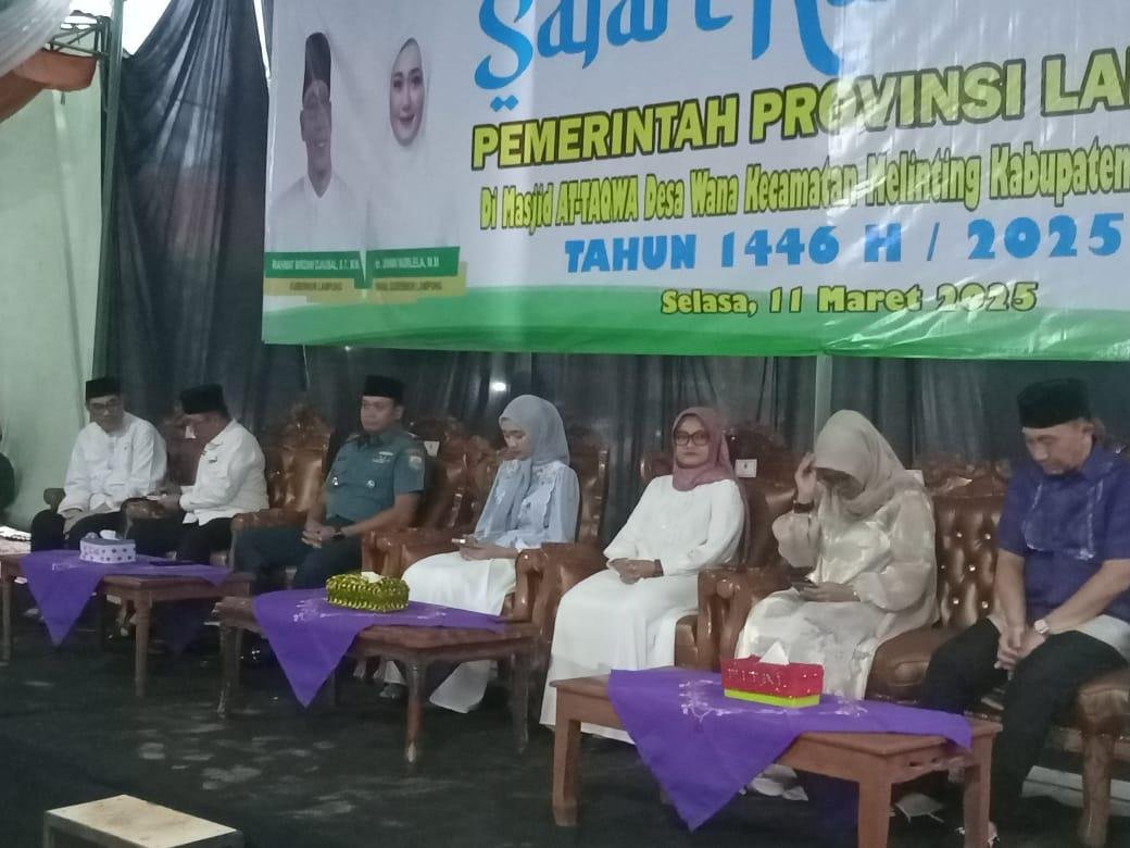 Kepala KUA Waway Karya Hadiri Safari Ramadan Tingkat Provinsi di Lampung Timur, Wagub Lampung dan Forkopimda Hadir di Masjid At-Taqwa Wana