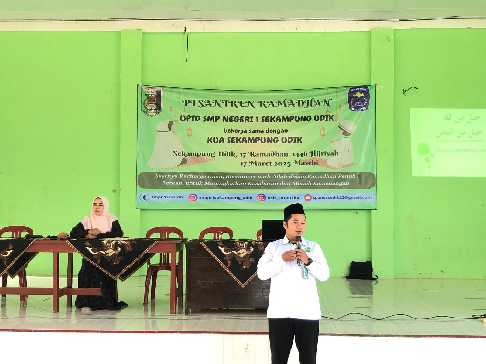 PAIF KUA Sekampung Udik Guncang Pesantren Kilat: Siswa SMPN 1 Diajarkan Harmoni dengan Tuhan dan Sesama