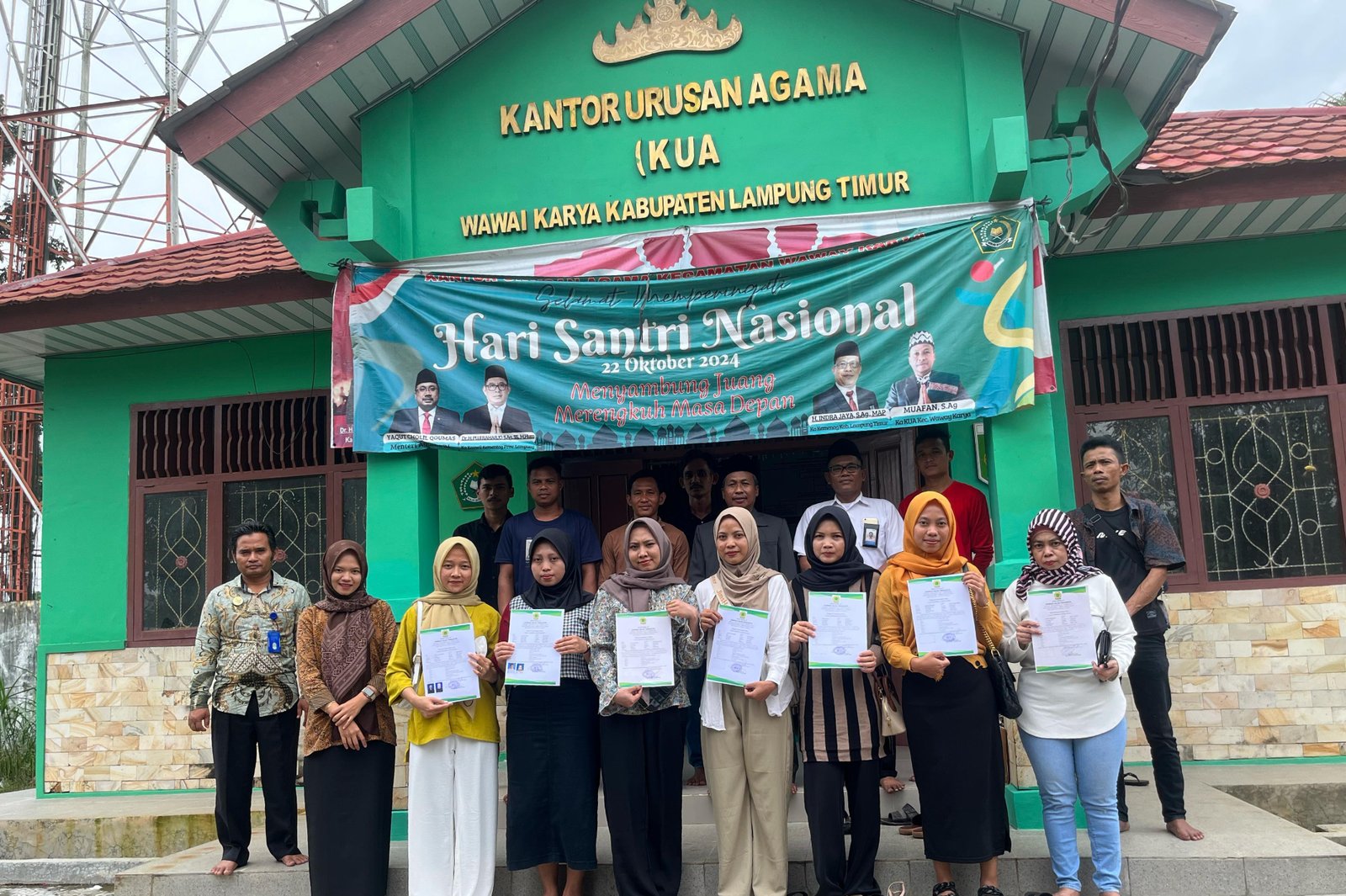 Tujuh Pasutri Masa Depan Dibekali Ilmu Perkawinan di KUA Waway Karya