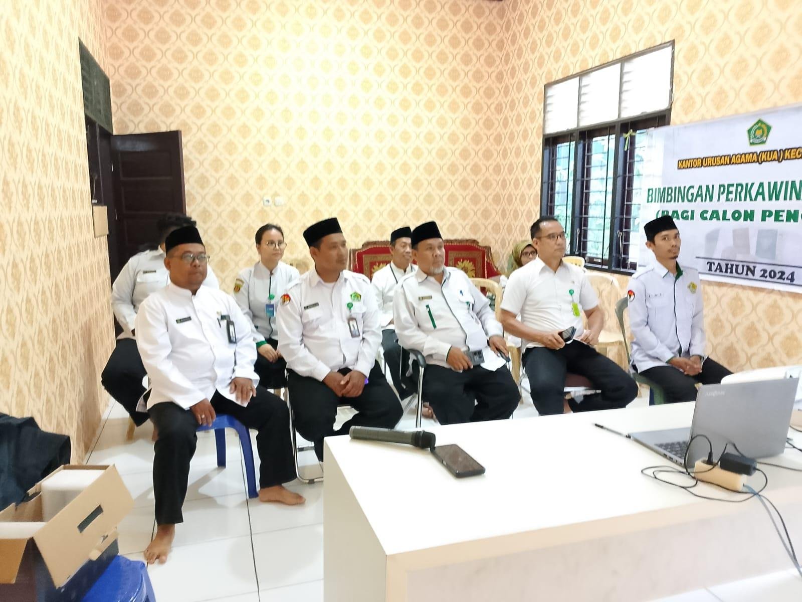 Mempererat Sinergi dan Silaturahmi, Kepala KUA Sungai Pinang Ikuti Halal Bi Halal Via Daring