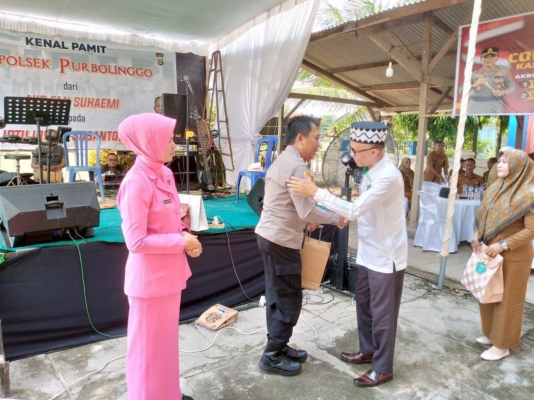 Kepala KUA Purbolinggo Hadiri Pisah Sambut Kapolsek: Apresiasi untuk yang Lama, Sambutan Hangat untuk yang Baru