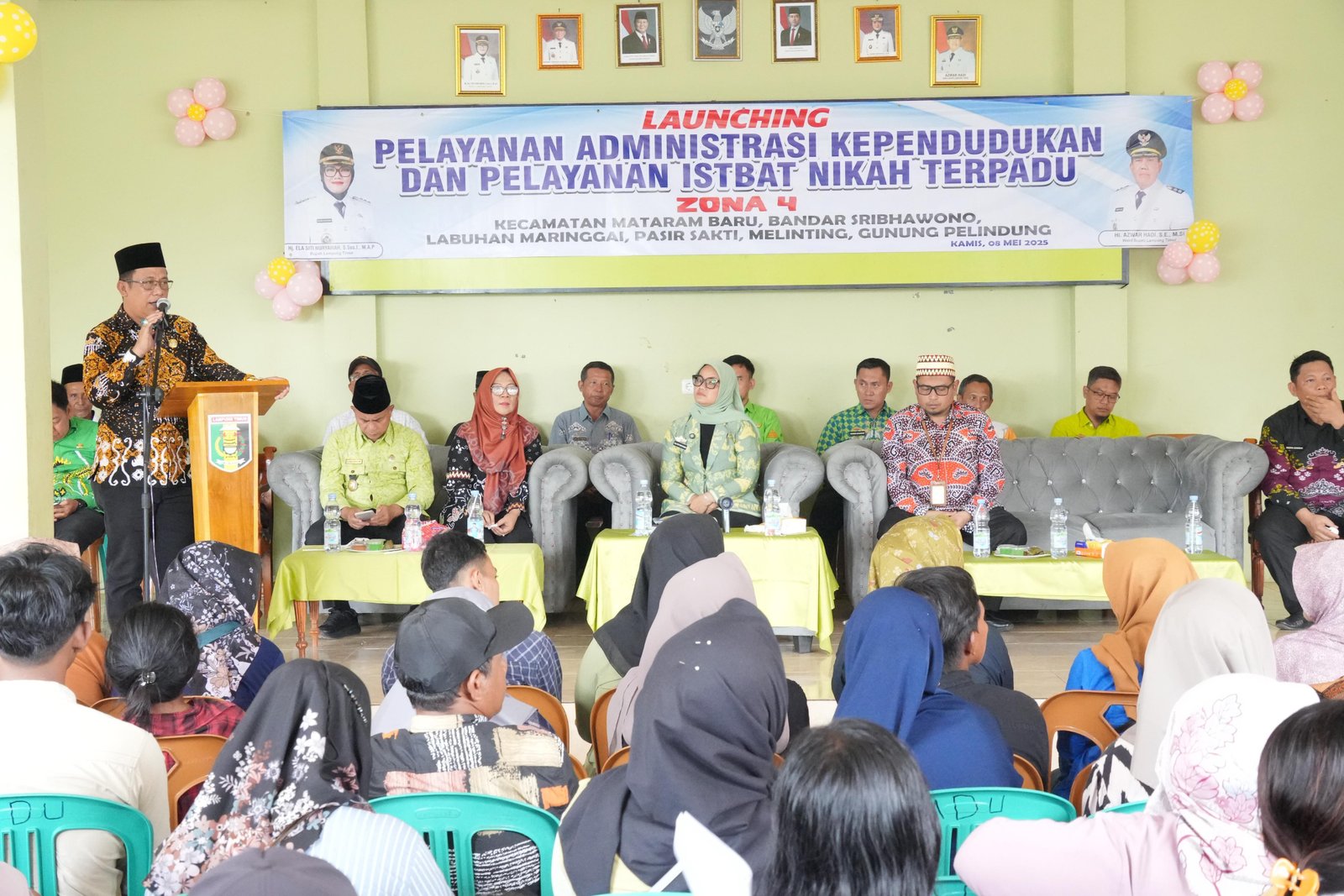 Tak Cukup Nikah Sah di Hati, Harus Sah di Atas Kertas”: Pesan Tegas Kepala Kemenag Lampung Timur di Launching Pelayanan Terpadu