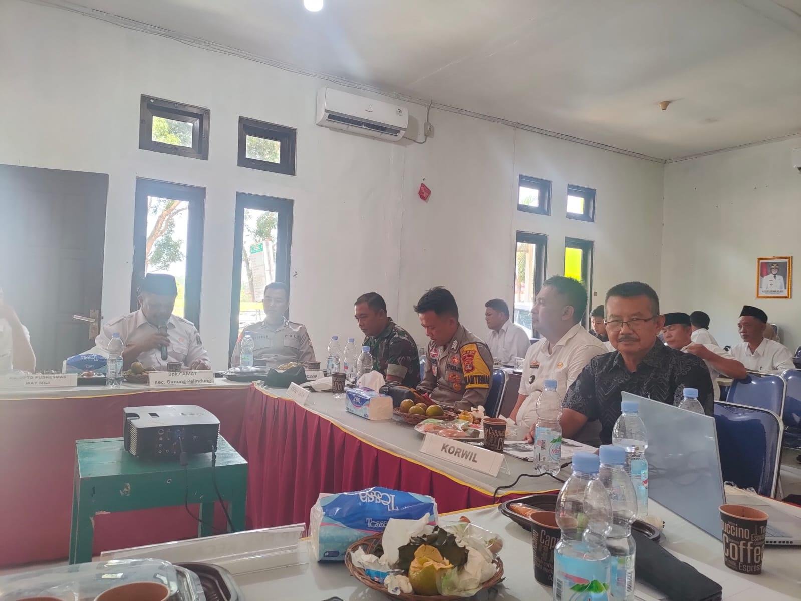 Kepala KUA Gunung Pelindung Hadiri Lokakarya Mini Pencegahan Stunting di Puskesmas