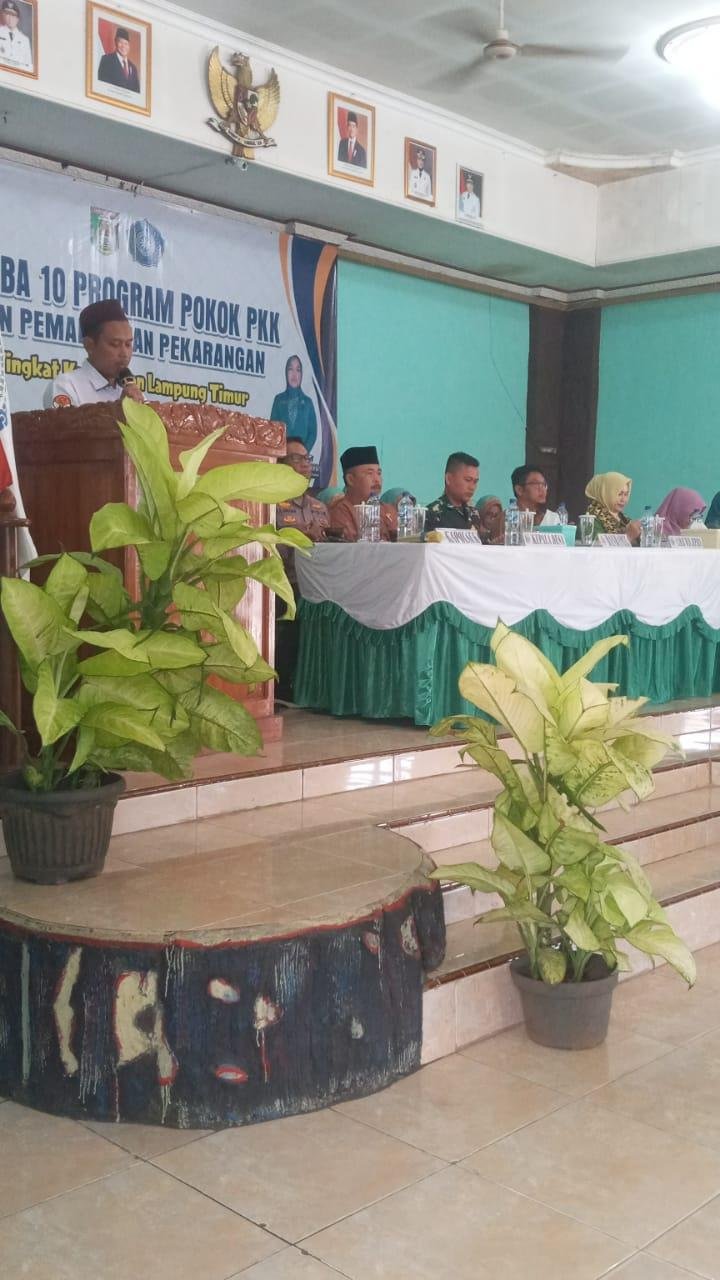 Penghulu KUA Way Jepara Pimpin Penilaian Lomba Administrasi dan 10 Program Pokok PKK di Braja Sakti