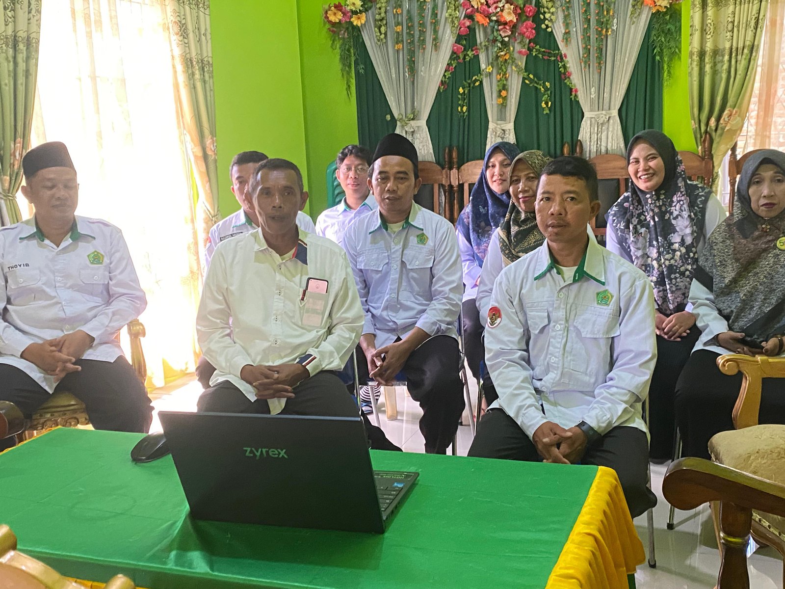 KUA Way Jepara Antusias Ikuti E-Learning ASN Antigratifikasi Kemenag