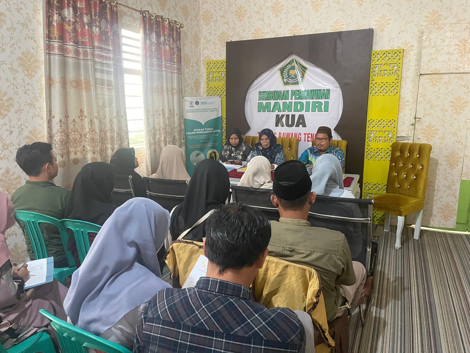 KUA Tulang Bawang Tengah Gelar Bimbingan Perkawinan Mandiri 2025, Libatkan Puskesmas, Penyuluh KB dan Penyuluh Agama Islam