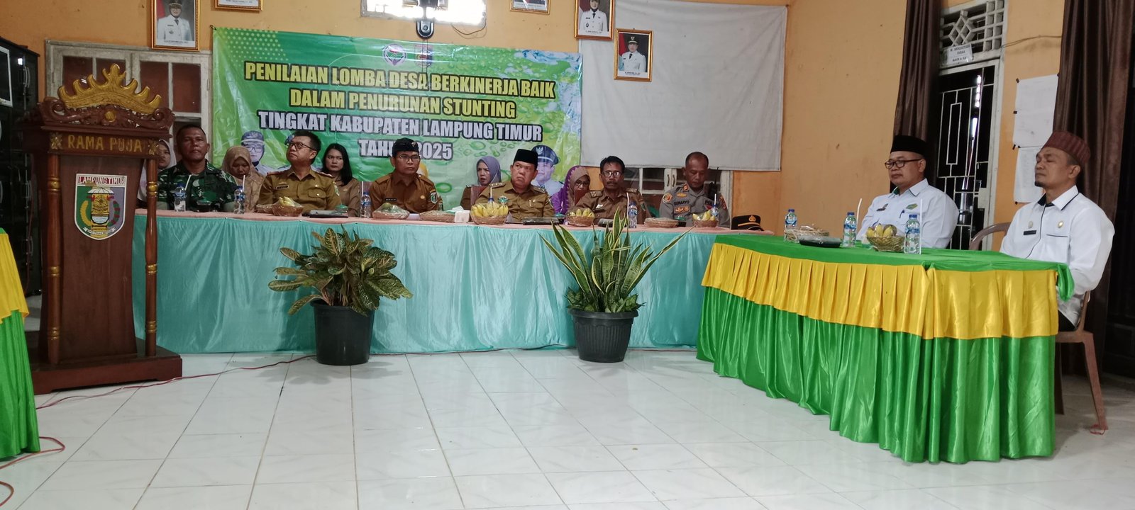 Kepala KUA Raman Utara Hadiri Penilaian Desa Berkinerja Terbaik dalam Penurunan Stunting