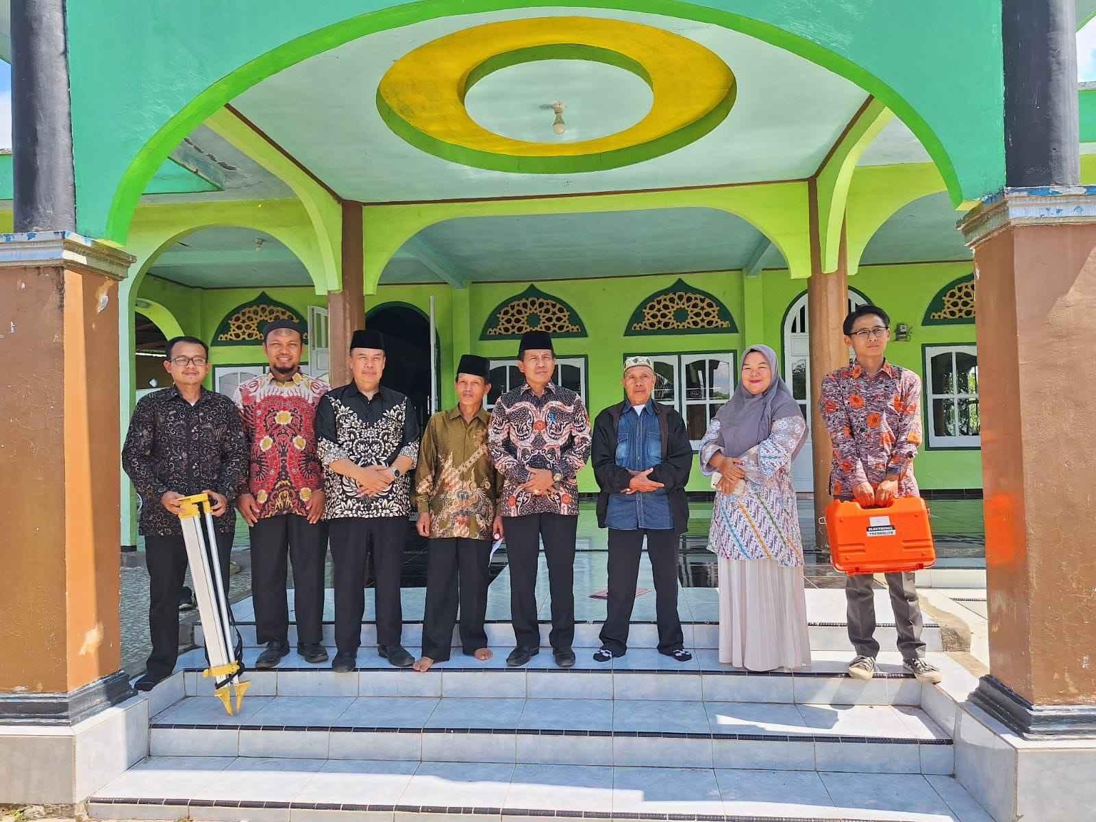 Kalibrasi Arah Kiblat Masjid Digelar di Curup Utara, Masjid Desa Pahlawan dan Tabarenah Jadi Lokasi Kalibrasi