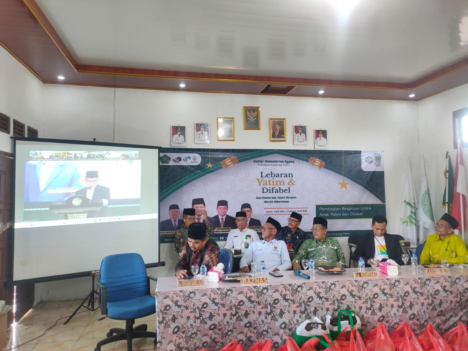 Kemenag Lampung Timur Ikuti Zoom Nasional Peacepul Muharram: Cinta dan Doa untuk Yatim dan Difabel Bergema dari STIS Darul Ulum