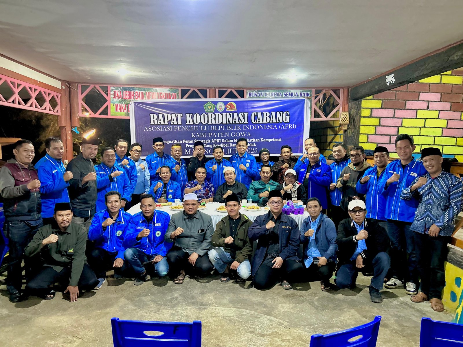 Rakor PC APRI Gowa Bahas Gerakan Sadar Pencatatan Nikah dan E-Kinerja Penghulu