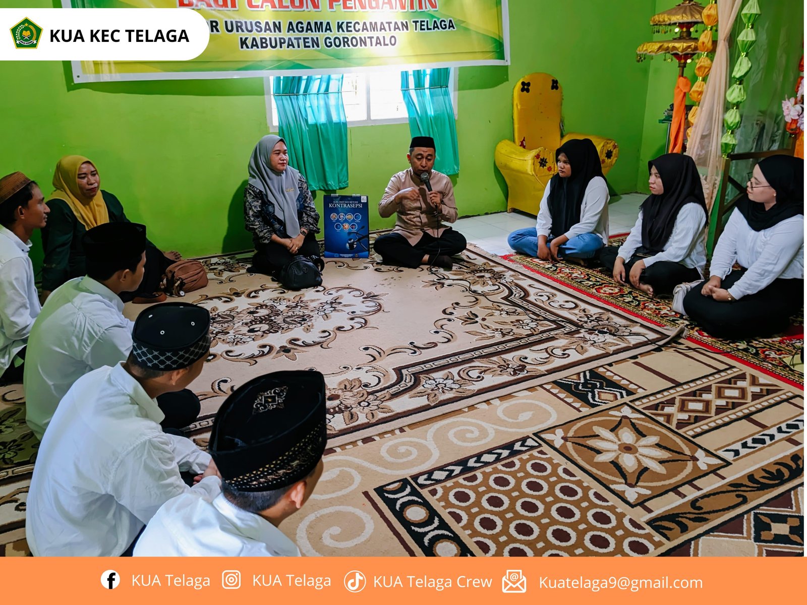 Bimwin KUA Telaga: Persiapkan Catin Menuju Keluarga Sakinah dan Bebas Stunting